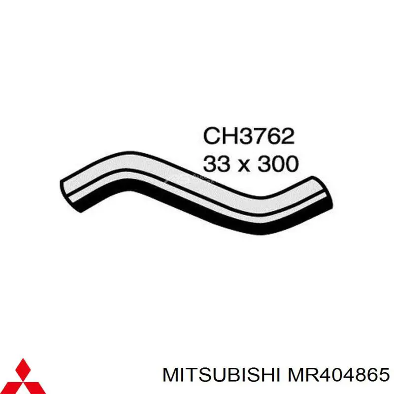 MR404865 Mitsubishi Mangueira (cano derivado) do radiador de esfriamento superior