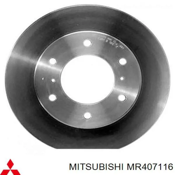 MR407116 Mitsubishi Disco do freio dianteiro