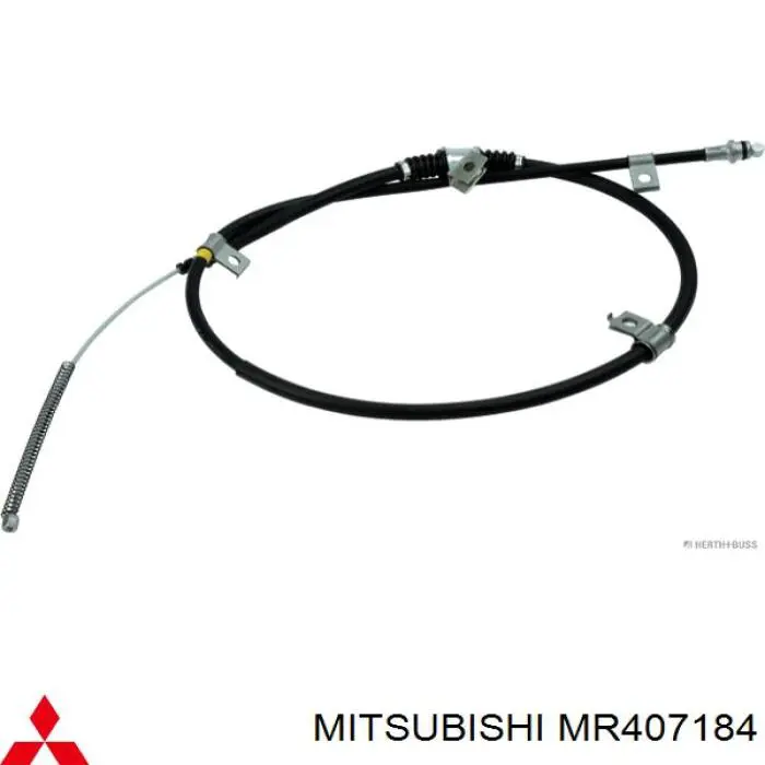 Compre MR407184 Mitsubishi Cabo do freio de estacionamento traseiro direito