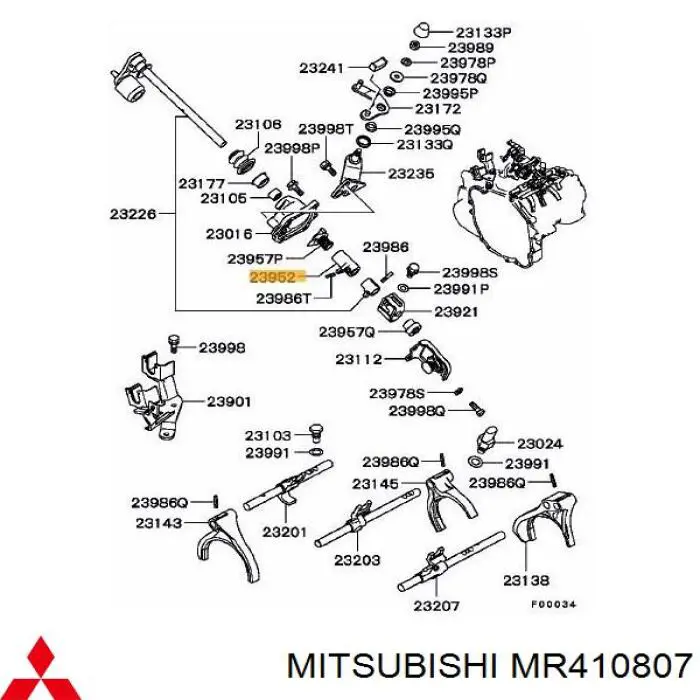 MR410807 Mitsubishi 