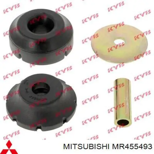 MR455493 Mitsubishi Suporte de amortecedor dianteiro