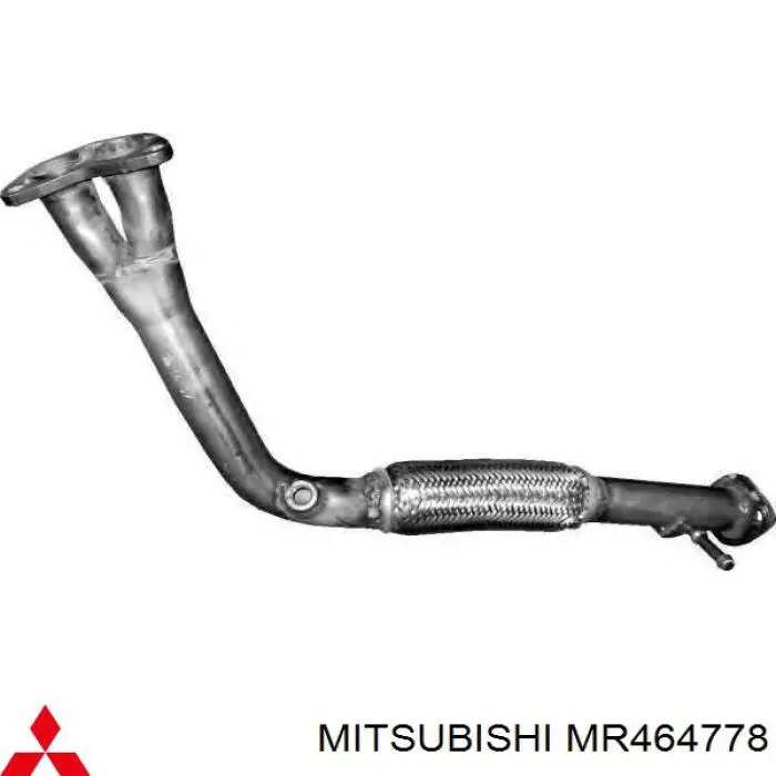 Tubo de admissão dianteiro (calças) do silenciador Mitsubishi MR464778 preço, a partir de 113,48 USD