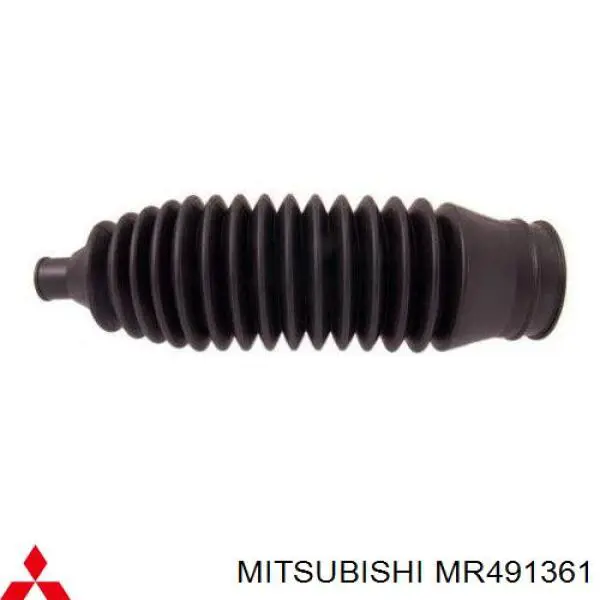 Compre MR491361 Mitsubishi Bota de proteção do mecanismo de direção (de cremalheira)