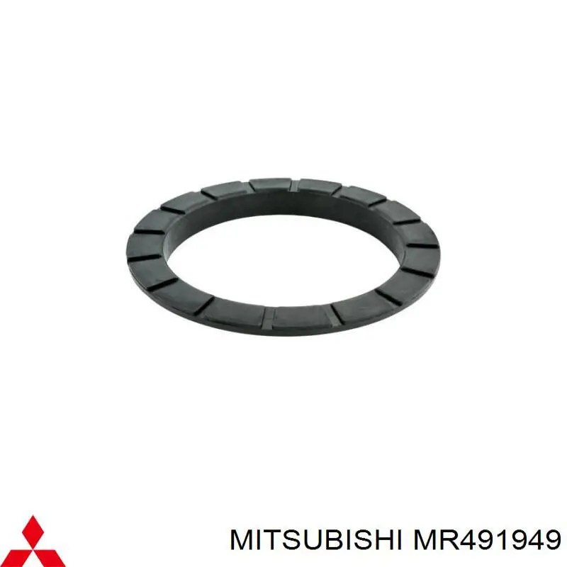 MR491949 Mitsubishi Espaçador (anel de borracha) da mola traseira superior
