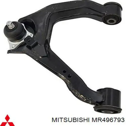 MR496793 Mitsubishi Braço oscilante superior esquerdo de suspensão dianteira