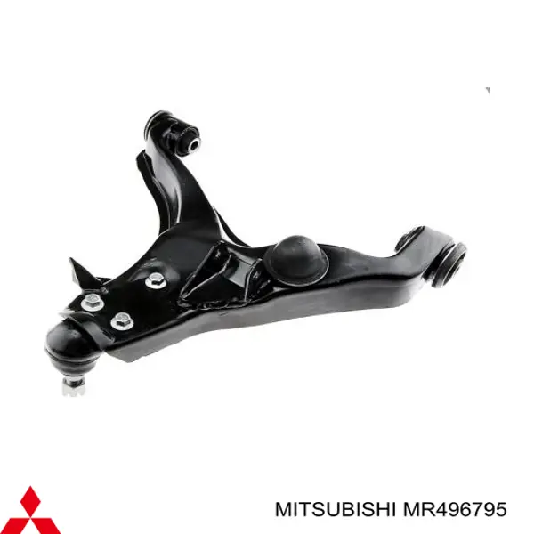 Compre MR496795 Mitsubishi Braço oscilante inferior esquerdo de suspensão dianteira