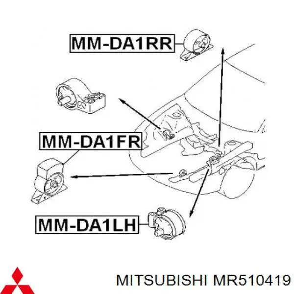 MR510419 Mitsubishi 