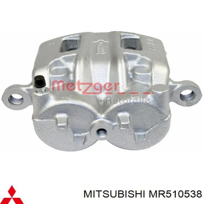 MR510538 Mitsubishi Suporte do freio dianteiro direito