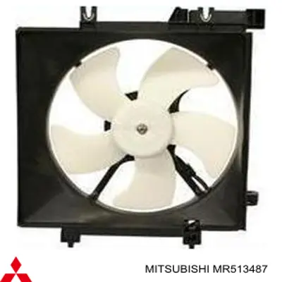 Difusor do radiador de aparelho de ar condicionado, montado com roda de aletas e o motor Mitsubishi MR513487 preço, a partir de 170,20 USD