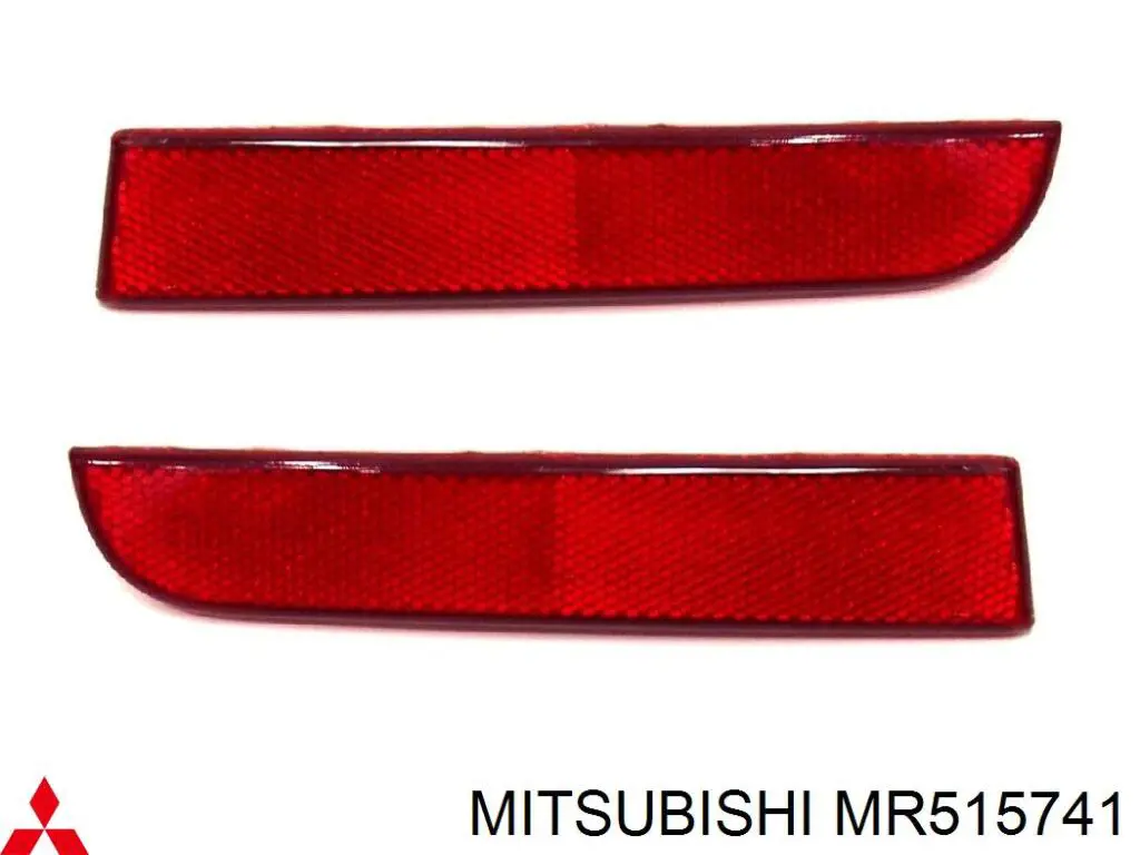 Retrorrefletor (refletor) do pára-choque traseiro esquerdo Mitsubishi MR515741 preço, a partir de 9,35 USD