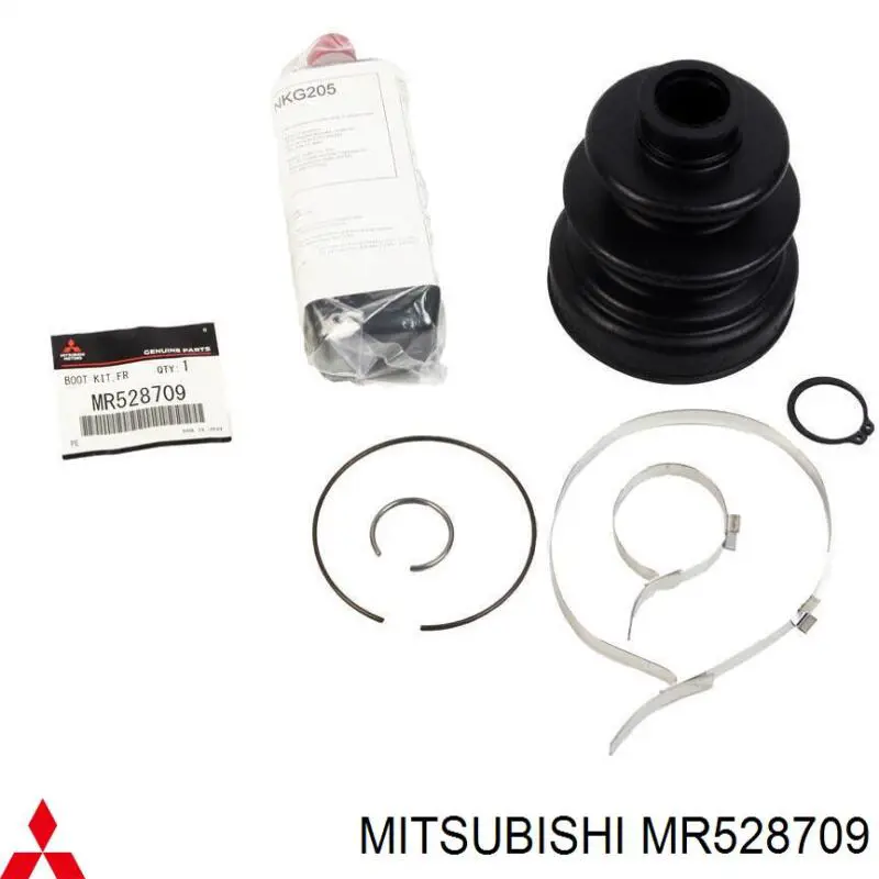 MR528709 Mitsubishi Bota de proteção interna de junta homocinética do semieixo dianteiro