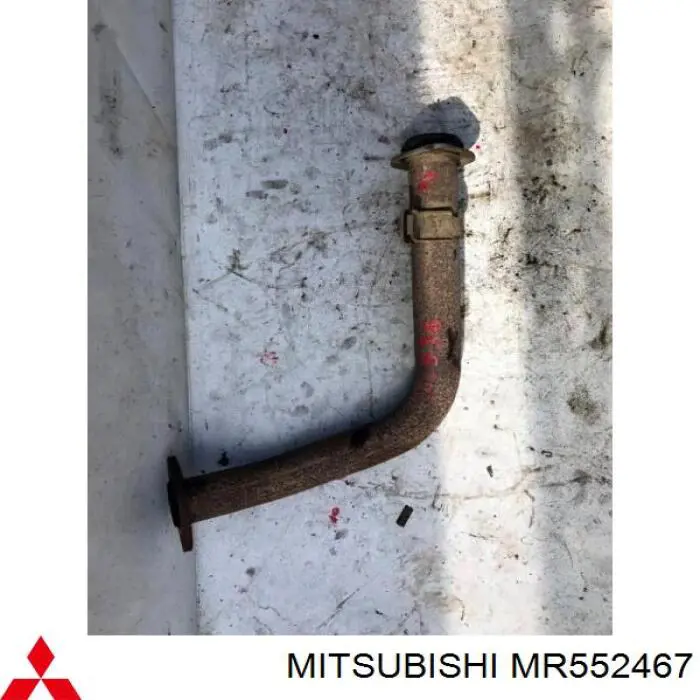 MR552467 Mitsubishi Silenciador, parte dianteira