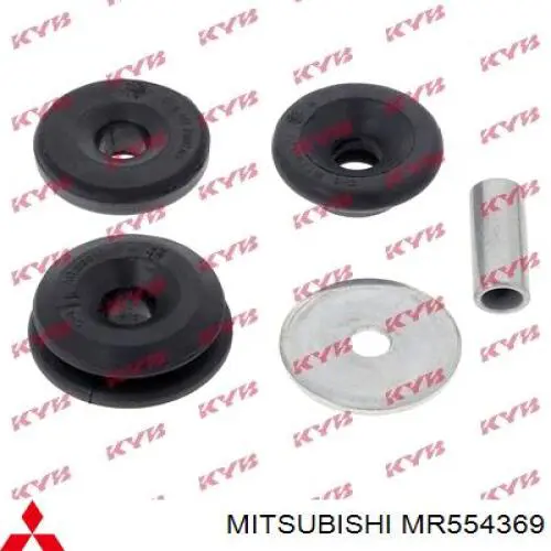 Compre MR554369 Mitsubishi Bucha da haste de amortecedor traseiro