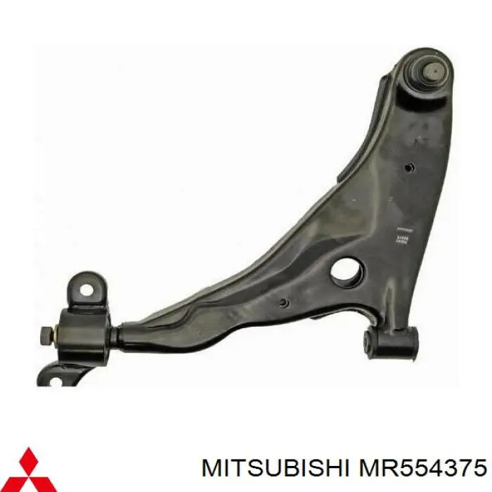 Braço oscilante inferior esquerdo de suspensão dianteira Mitsubishi MR554375 preço, a partir de 68,10 USD