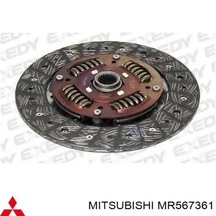 Disco de embraiagem MR980945 Mitsubishi