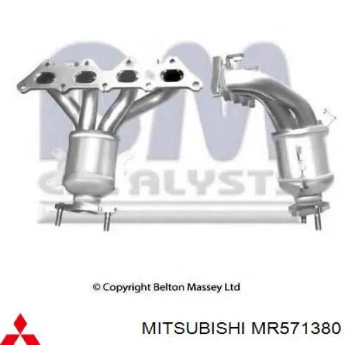 Compre MR571380 Mitsubishi Tubo coletor de escape