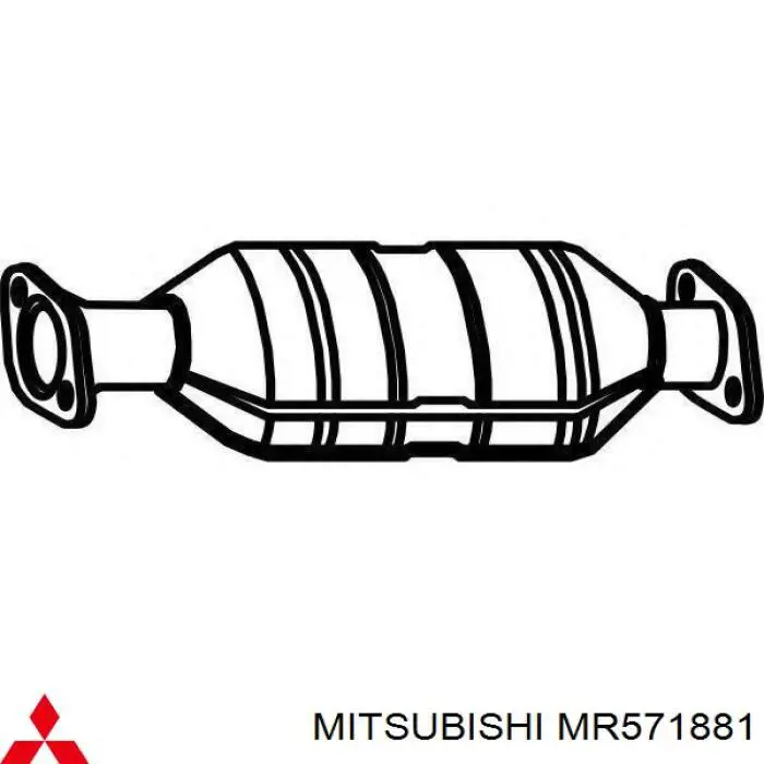 Convertidor - catalisador Mitsubishi MR571881 preço, a partir de 711,84 USD