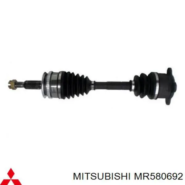 MR580692 Mitsubishi Semieixo (acionador) dianteiro direito