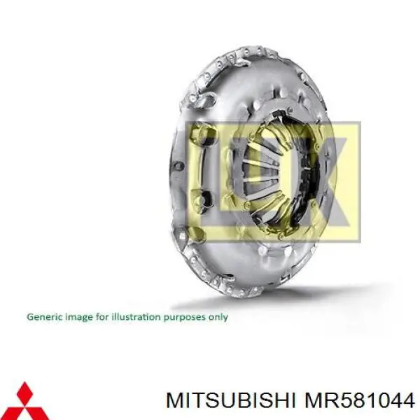 MR581044 Mitsubishi Cesta de embraiagem