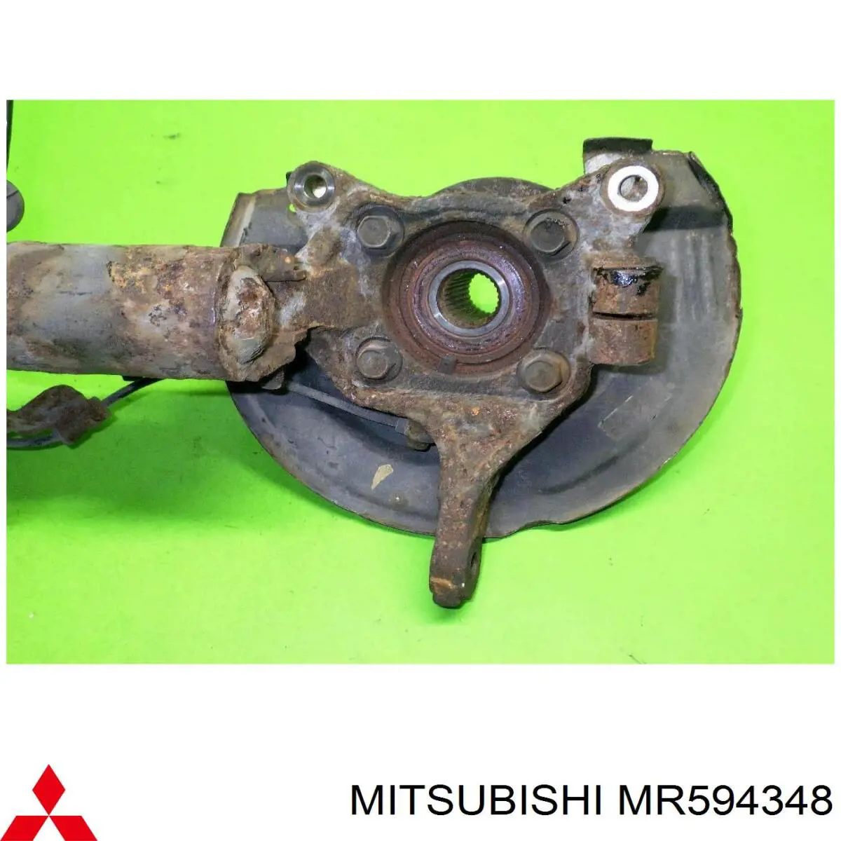 MR594348 Mitsubishi Disco superior metálico de mola dianteira