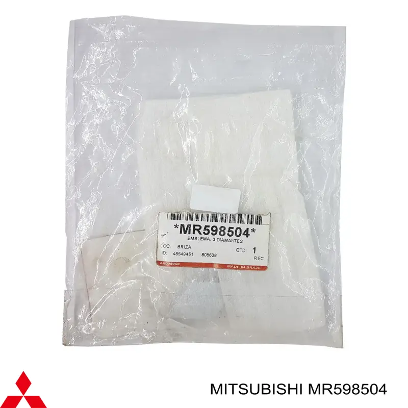 Emblema de grelha do radiador Mitsubishi MR598504 preço, a partir de 47,88 USD