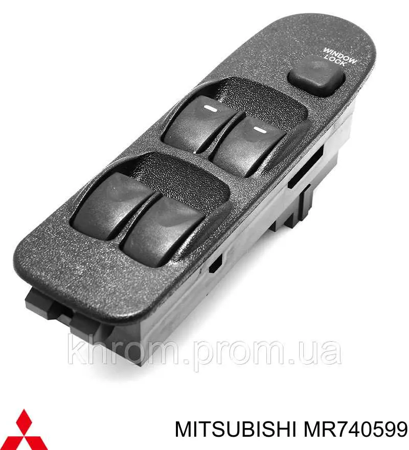 Unidade de botões dianteira esquerda de controlo de elevador de vidro Mitsubishi MR740599 preço, a partir de 31,36 USD