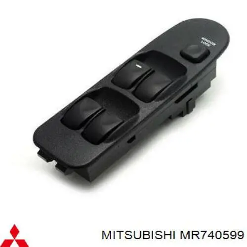 Unidade de botões dianteira esquerda de controlo de elevador de vidro MR740599 Mitsubishi