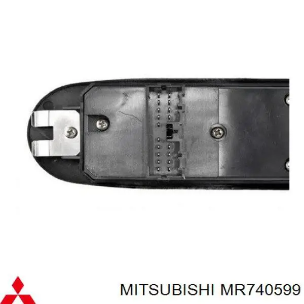 MR740599 Mitsubishi Unidade de botões dianteira esquerda de controlo de elevador de vidro