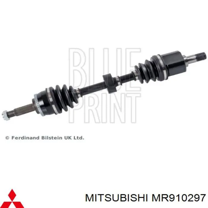 MR910297 Mitsubishi Semieixo (acionador) dianteiro esquerdo