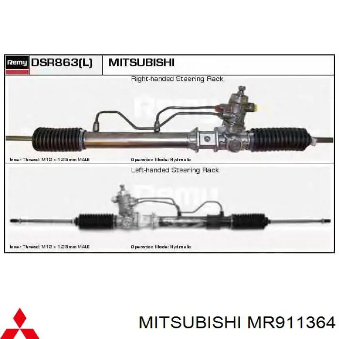 Compre MR911364 Mitsubishi Cremalheira da direção