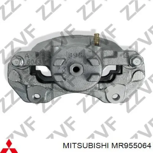 Compre MR955064 Mitsubishi Suporte do freio dianteiro direito