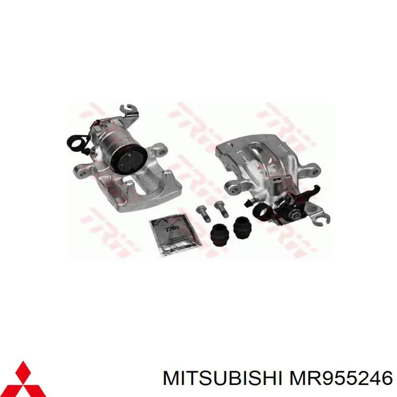 Compre MR955246 Mitsubishi Suporte do freio traseiro direito