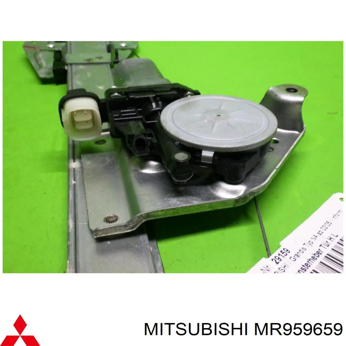 Compre MR959659 Mitsubishi Mecanismo de acionamento de vidro da porta traseira esquerda