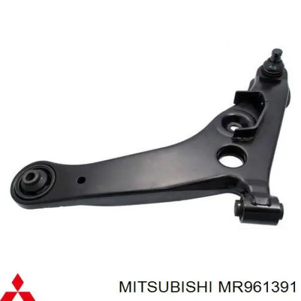 Compre MR961391 Mitsubishi Braço oscilante inferior esquerdo de suspensão dianteira
