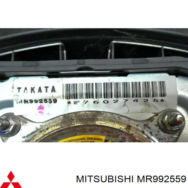 Compre MR992559 Mitsubishi Cinto de segurança (AIRBAG) de condutor