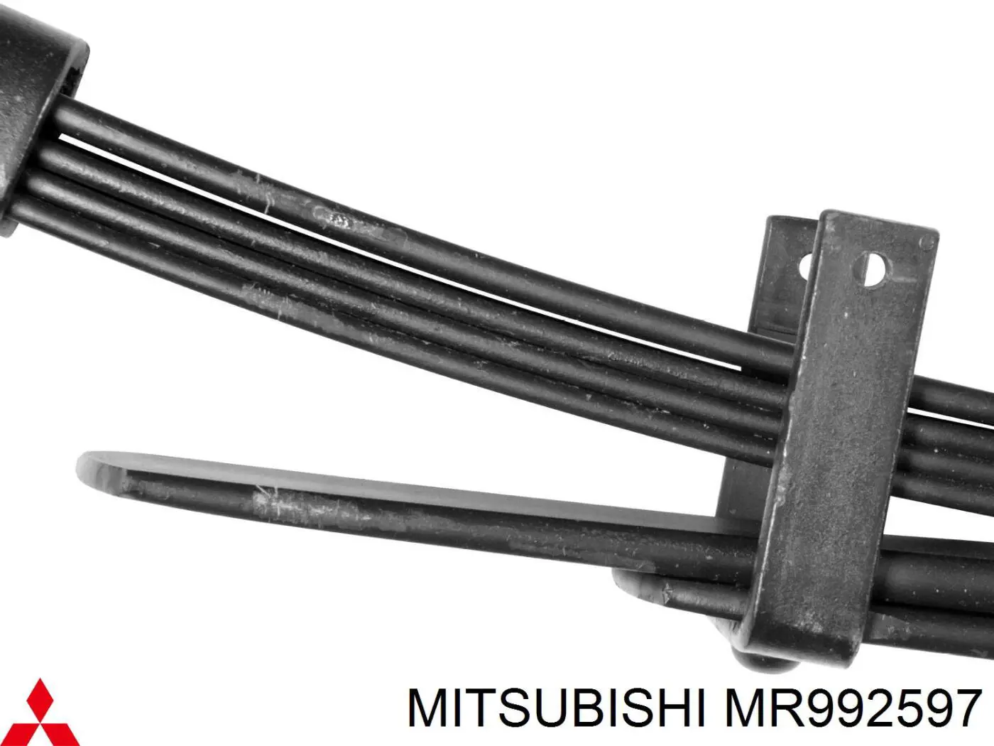 Compre MR992597 Mitsubishi Suspensão de lâminas traseiro