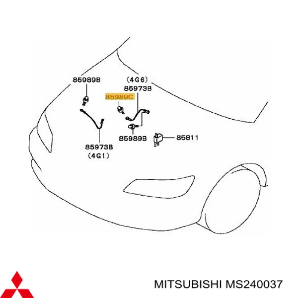  Mitsubishi MF240023 preço, a partir de 2,39 USD
