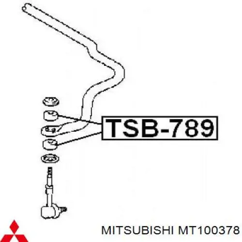 Bucha da haste de amortecedor dianteiro Mitsubishi MA410532 preço, a partir de 3,79 USD