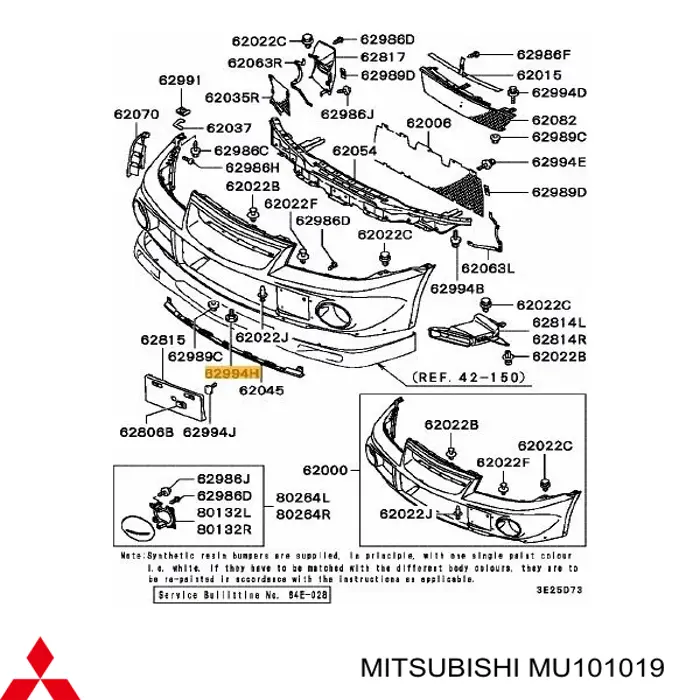  Mitsubishi MU101019 preço, a partir de 4,01 USD