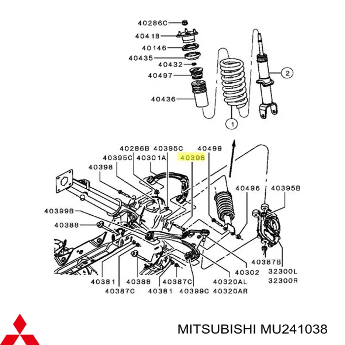 MU241038 Mitsubishi 