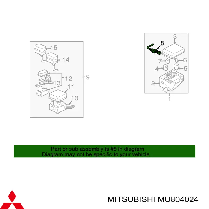 MU804024 Mitsubishi 