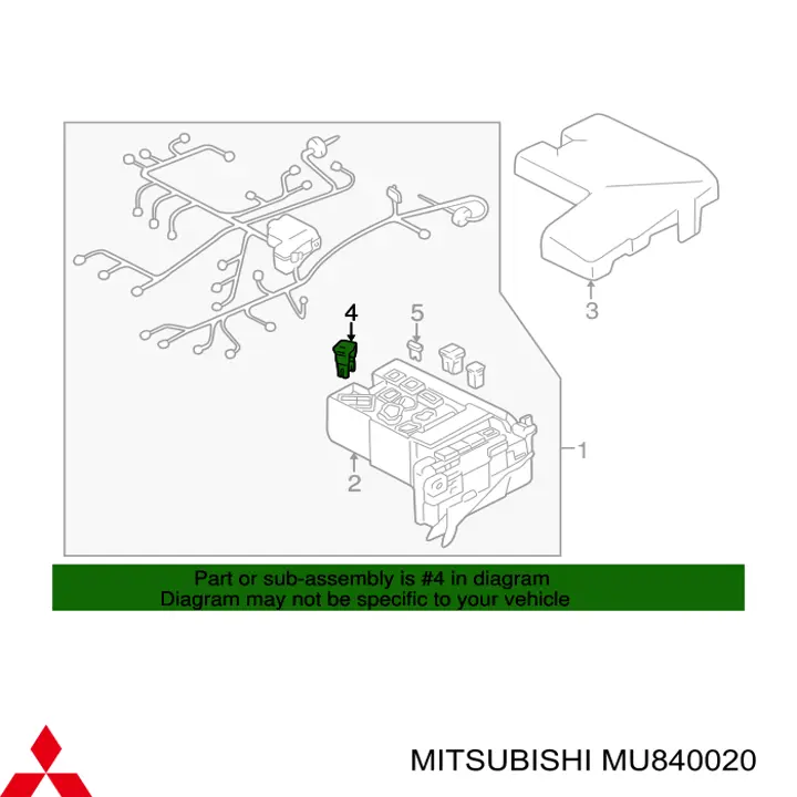 MU840020 Mitsubishi Dispositivo de segurança