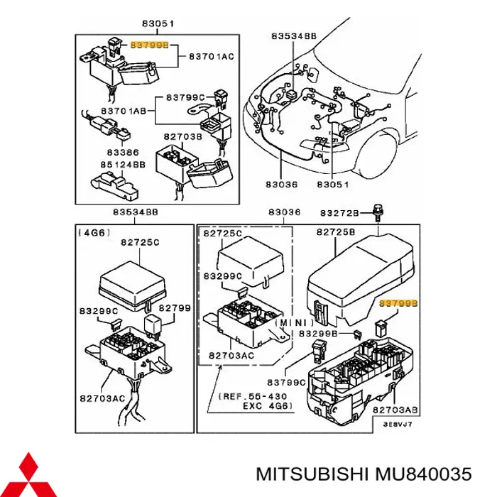 Compre MU840031 Mitsubishi Dispositivo de segurança