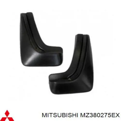 Protetores de lama traseiros, kit para Mitsubishi Lancer IX CSA