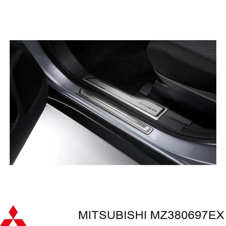 Protetores de lama traseiros, kit para Mitsubishi Outlander III GF, GG