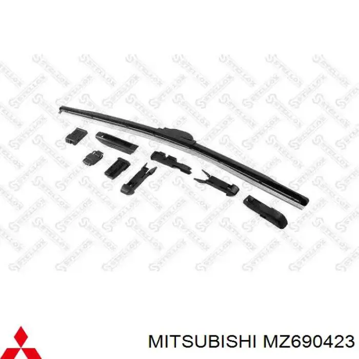 Limpa-pára-brisas do pára-brisas, kit de 2 un. Mitsubishi MZ690423 preço, a partir de 62,21 USD