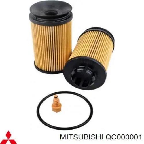 QC000001 Mitsubishi Filtro de óleo