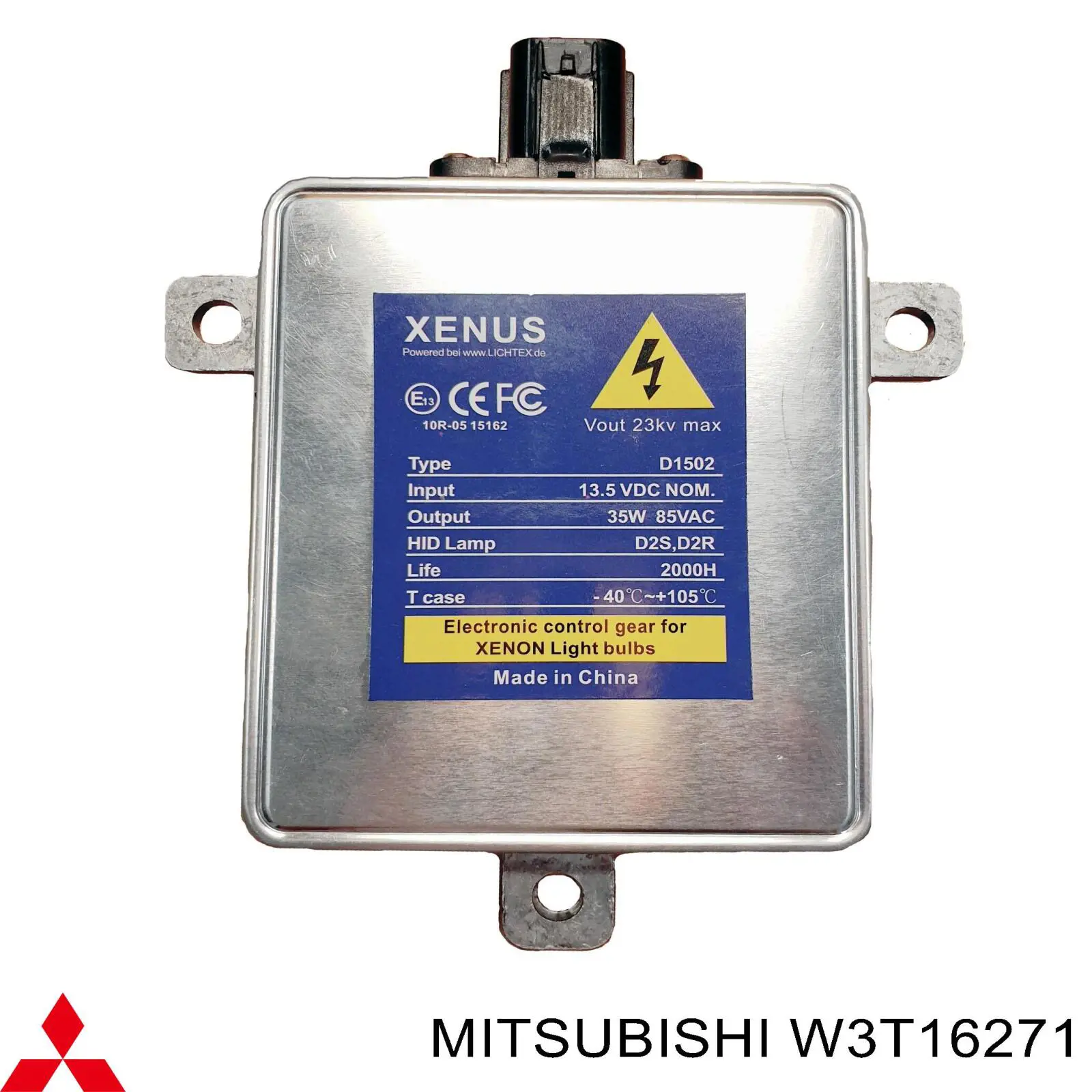 W3T16271 Mitsubishi Xénon, unidade de controlo