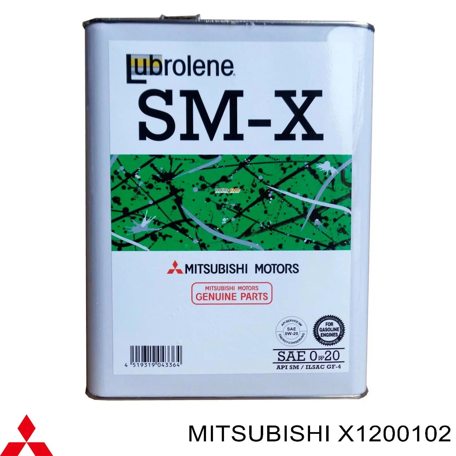 Óleo para motor X1200102 Mitsubishi