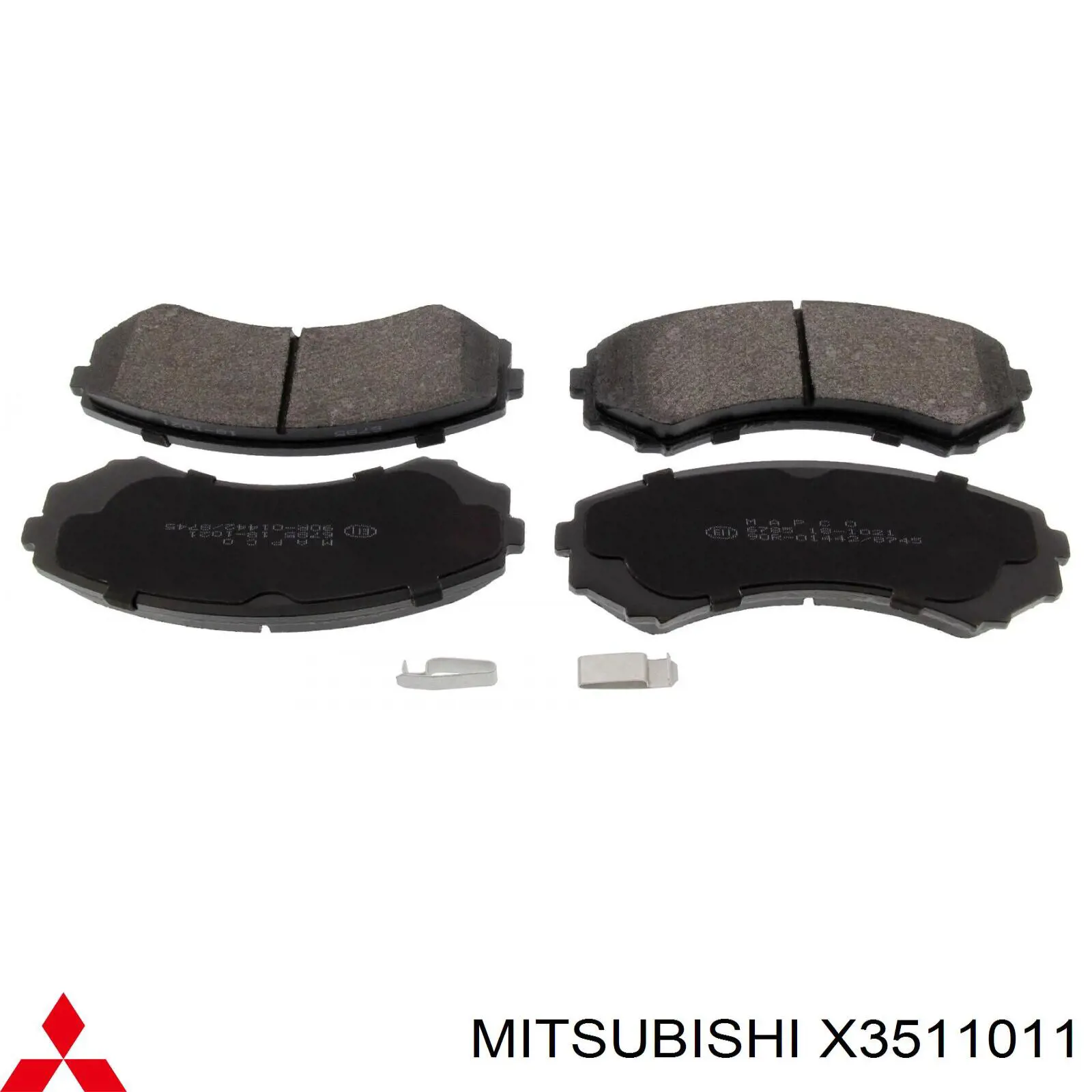 Sapatas do freio dianteiras de disco Mitsubishi X3511011 preço, a partir de 27,78 USD